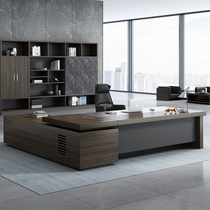 Simple modern desk boss table manager room table and chair combination large class desk supervisor single general manager computer desk