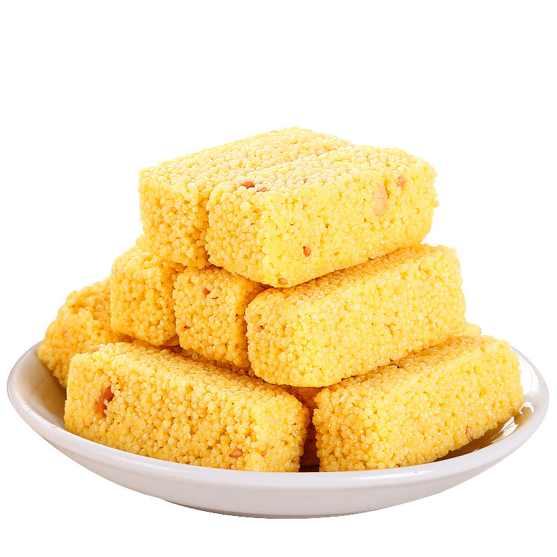 姐馋小米酥网红坚果小米酥308克箱独立包装糕点零食沙琪玛