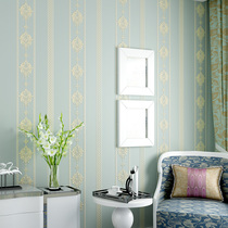 Eurostyle 3D Cubic stripe Self-adhesive wallpaper Sweet Bedroom Decorative Wallpaper Living Room TV Background Wall Room Sticker