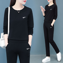 Official flagship store Official Flagship Store Casual Sportswear Suit Womens Spring Autumn Season 2022 New Ladies Two sets