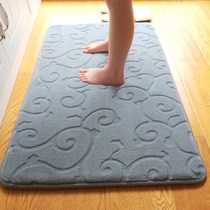 Foot wiping artifact Quick-drying thickened memory cotton Bathroom absorbent floor mat Slow rebound sponge Bedroom carpet doormat Wipe feet