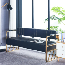 Hair salon special barber shop sofa waiting chair light luxury beauty salon rest sofa salon chair