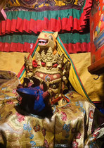 Tangka picture of the Buddha image of the Buddha image of the head of the head of the Ming Wang Shangqa (Tibet Sera Temple) sealed the crystal stage