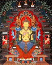 Customized Mailoh Buddha Portrait Mailus Bodhisattva Paper Plastic Crystal Plastic Bag Monk Tanka