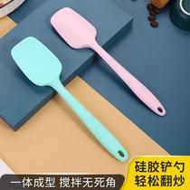 Baby-assisted silicone Silicone Shovel Fried Vegetable High Temperature Protection Pan Non-stick Pan Special Shovel Baby Cote Spoon Children Cutlery