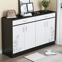Shoe Cabinet Domestic Doorway Shoe Rack Sub-Simple Multilayer Dust-Proof Wooden Shoe Cabinet Multifunction Containing Shelf Lockers