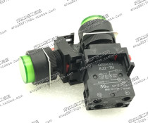 A22L-TG-24A-02M Omron OMRON round green button switch with light spot new bargain