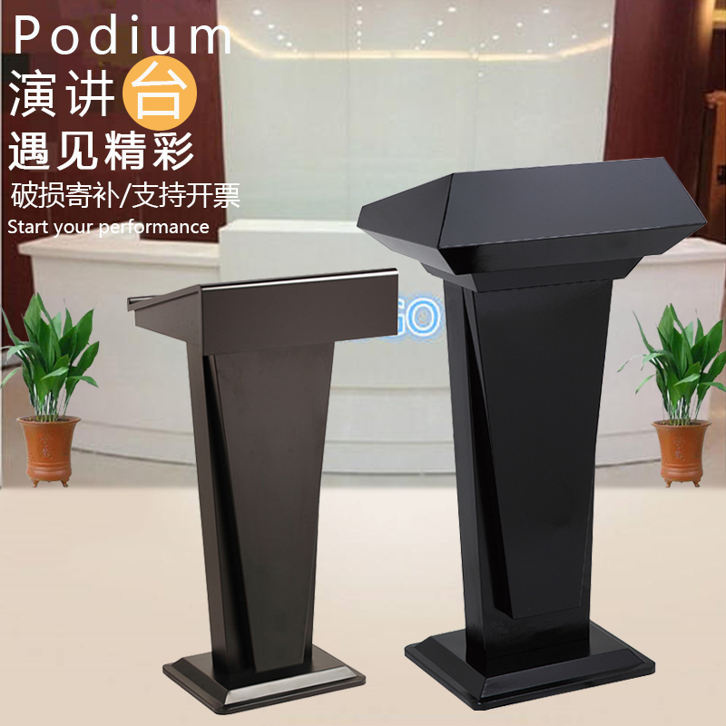 Hotel guest reception desk Front desk Welcome desk Parking lot security duty desk Station guard station Stainless steel lecture table