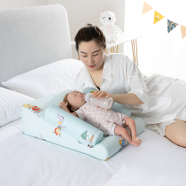 Anti-spitting milk slope mattress baby cot in bed feeding artificial newborn baby anti-choking pillow