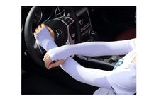 Ice sunscreen womens and mens sleeves Summer driving arm arm sleeves Ice silk summer thin sleeves gloves arm sleeves