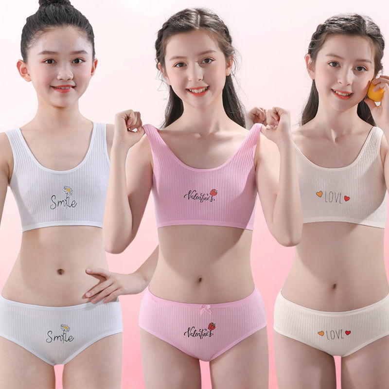 Girls' Underwear Small Vest Middle School Developing Elementary School  Students 10 Years Old 12 Children Girls Underwear Bra 13 - AliExpress