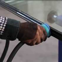 Insulating glass glue artifact double component rubber hose gun mixer foam sponge head