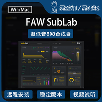 Force Push ~ Ultra Low Sound 808 Synthesizer Master Full Extension FAW SubLab v1 1 3 Support PC MAC