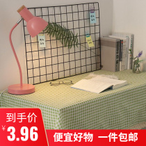 Table cloth art cotton linen small and clear new cloth rectangular table cloth table cloth tea table cloth teen girl hearts and flowers cloth