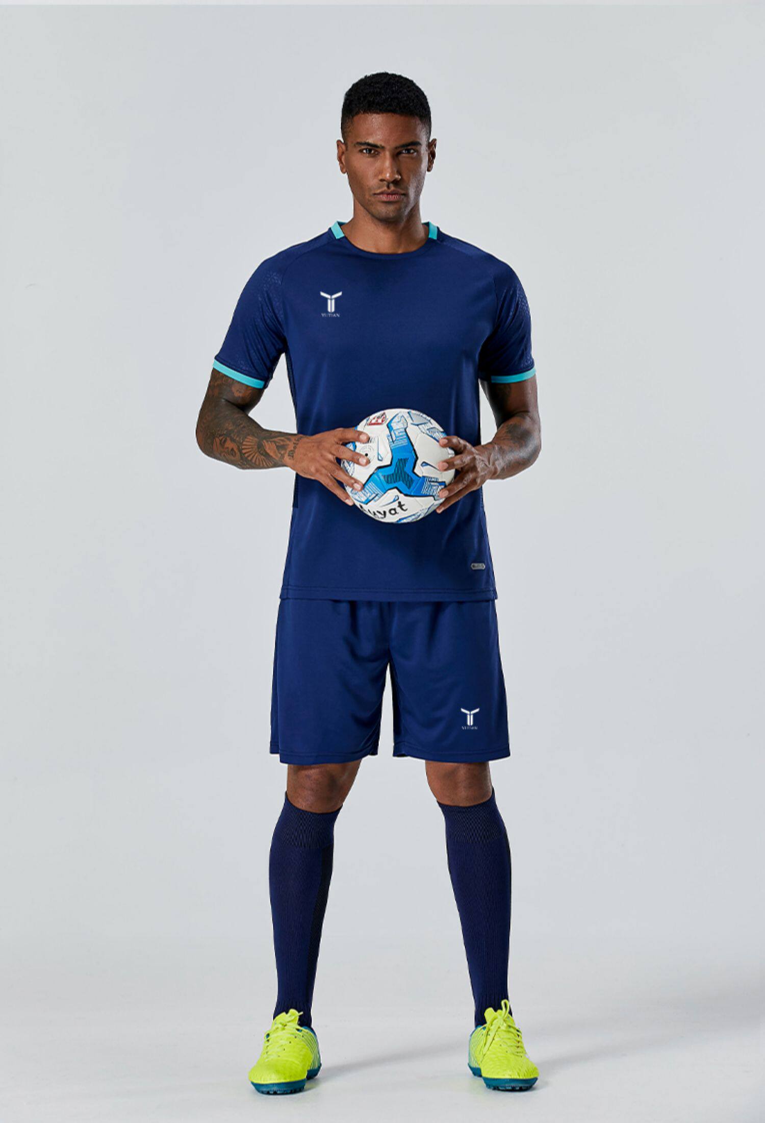 宇天足球服套装男比赛训练队服定制球服儿童成人运动套装球衣足球