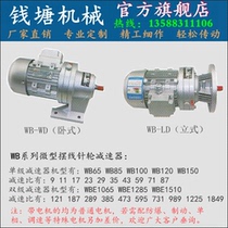 WB65 85 100 120 miniature cycloidal pinwheel reducer vertical horizontal with three-phase 380V miniature transmission