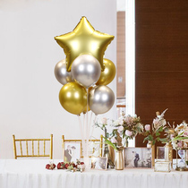 Metal color balloon table floating fixed base pole balloon tree support pole frame bracket bracket column birthday layout decoration