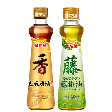 金龙鱼芝麻香油220ml+藤椒油220ml[9元优惠券]-寻折猪