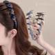 여름 페이스 세탁 헤어 밴드 여성 2025 새로운 스타일 2025 Twist High Cranial Top과 치아 헤드 밴드 일일 머리 클립 헤드 밴드 여름 페이스 세탁 헤어 밴드 여성 2025 새로운 스타일 2025 Twist High Cranial Top과 치아 헤드 밴드 일일 머리 클립 헤드 밴드
