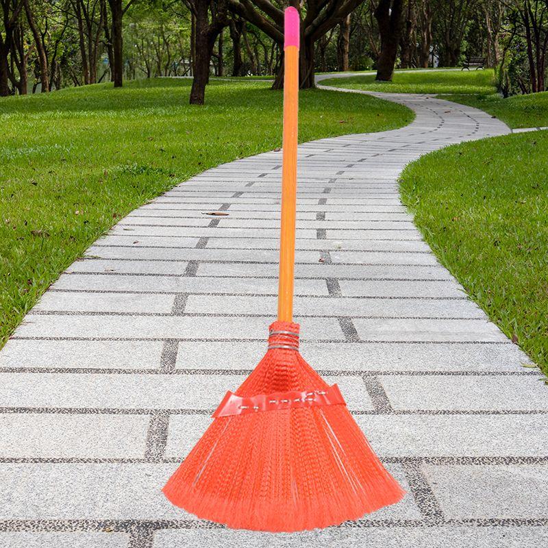 扫把木头柄环卫工人工具户外扫马路木柄老式园林扫树叶扫帚