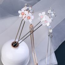 Hairdressy Handmaids head decorated with fluke hairpins Hairstyle Hairpins Ancient Disc hairstyle Teenage Girl Ancient Wind Hair Accessories ancient Costume Hairpin Hairpin