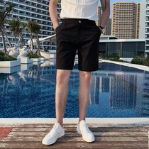 Clothing Shorts) Lap Straight (Fashion Korean version 100 Body Tooling Mens Mens Side Bershorts 50% Pants Hengning