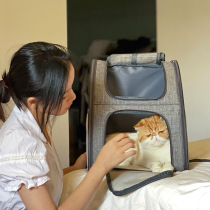 Cat bag take-away bag kitten pet backpack cat with rabbit cat go out portable cute personality cat bag backpack