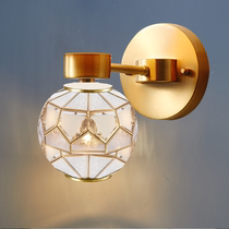 Total Copper Outdoor Wall Lamp Eurostyle Aisle Hallway Living Room TV Wall Light Outdoor Simple Waterproof Balcony Stairs Lamps