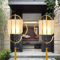 Chinese lantern lamp Classical atmosphere Home All copper Living room Balcony Aisle Xuanguan Villa Entrance Chandelia China Wind