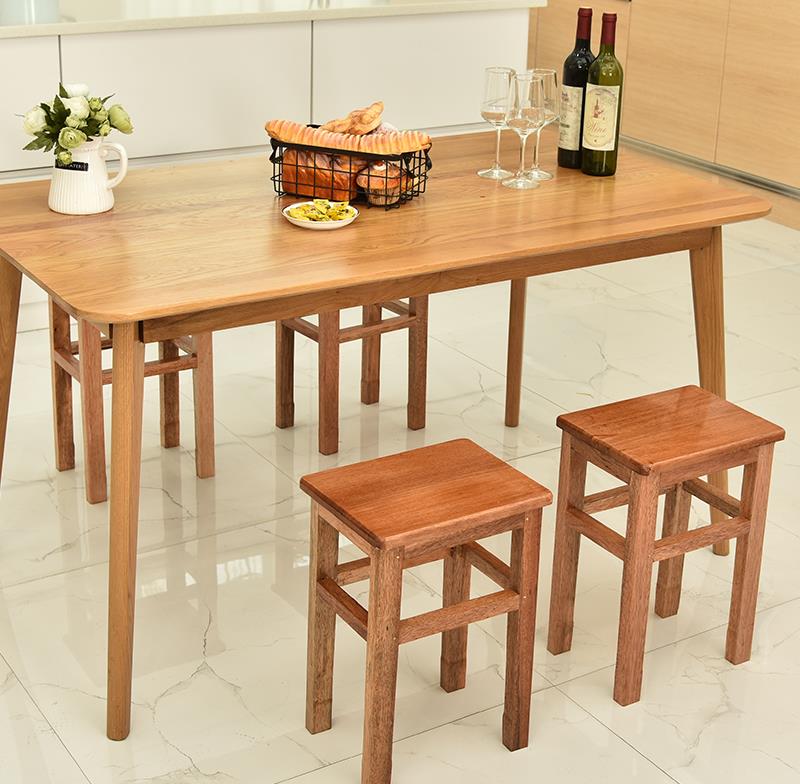 凳子实木板凳加固高加固简约餐椅餐厅餐桌家用其它凳子