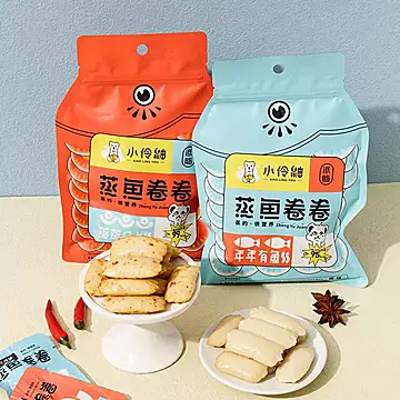 小伶鼬蒸鱼卷卷健康即食零食低脂轻卡[13元优惠券]-寻折猪