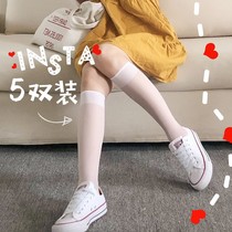 JK Japanese calf socks Velvet Lolity socks female Summer thin female students in Han Edition and knee socks