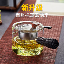 Xinyu high temperature glass cooking teapot Cooking dual-use Baicai side handle tea maker can be added thermoelectric ceramic stove tea stove