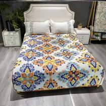 Bed cover 2021 new four seasons universal cotton bed cover cotton sheets cotton quilted quilt multifunctional large kang cover pad