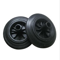 Large trash can wheels Outdoor plastic sanitation 120L 240L trash can axle accessories Wheel universal wheel
