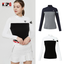 South Korea export long-sleeved T-shirt woolen winter golf high-elastic black outdoor sports spring ladies slim