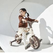 The childrens balance bike has a pedal multi-function deformation balance bike 1-2-3-4-5 years old baby scooter tricycle