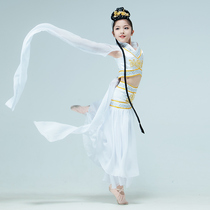 Childrens classical dance shows jade dance sleeve stage acting girls fluttering six dance clothes customized