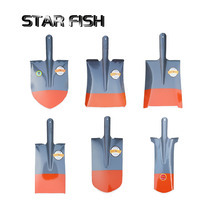 Thickening of large iron pine agricultural tools for planting tree vegetable digging shovel head digging powder