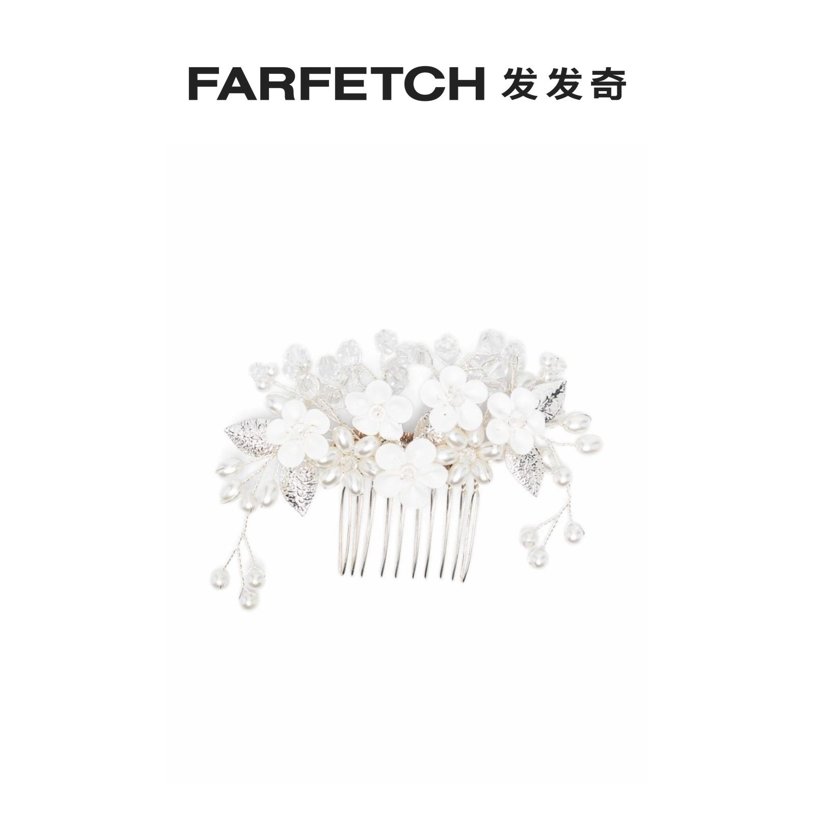 Monnalisa Child Clothing Flower Stickup Pearl Hair Clip FARFETCH Hair Chic-Taobao