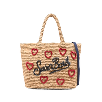 Mc2 Saint Barth childrens beaded raffia beach bag FARFETCH