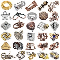 High IQ Puzzle Lock Class Difficulty Solving Puzzles Puzzle Burning Brain Intelligence Unlock Puzzle Toy Ruban Lock Complete