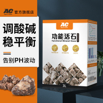 AC filter material function live stone maifan stone fish tank filter material to reduce ph aquarium ball nano activated carbon ceramic ring