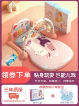 Four months of lying to play baby toy piano childrens pedantic toddler fitness rack coaxing the mind to look up and puzzle