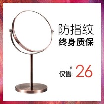 Practical two-sided magnifying mirror front and back home three-dimensional girl heart double-sided mirror dressing mirror high table mirror