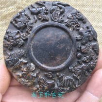Gao ancient jade antique jade collection jade piece jade antique old pendant pendant old object twelve Zodiac