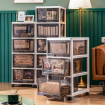 Storage box drawer type plastic household storage cabinet snack toy storage multi-layer locker clothes finishing cabinet