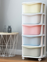 Plastic assembled multi-layer drawer type childrens toy storage cabinet finishing box baby Cabinet locker baby wardrobe