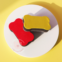 Adsorbable whiteboard eraser blackboard dual-use teaching aid Magnetic chalk eraser childrens kindergarten childrens trumpet bone multi-color