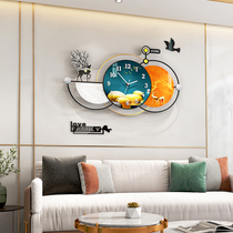 Modern simple wall clock living room creative fashion clock Wall home watch Net red decoration Nordic light luxury watch